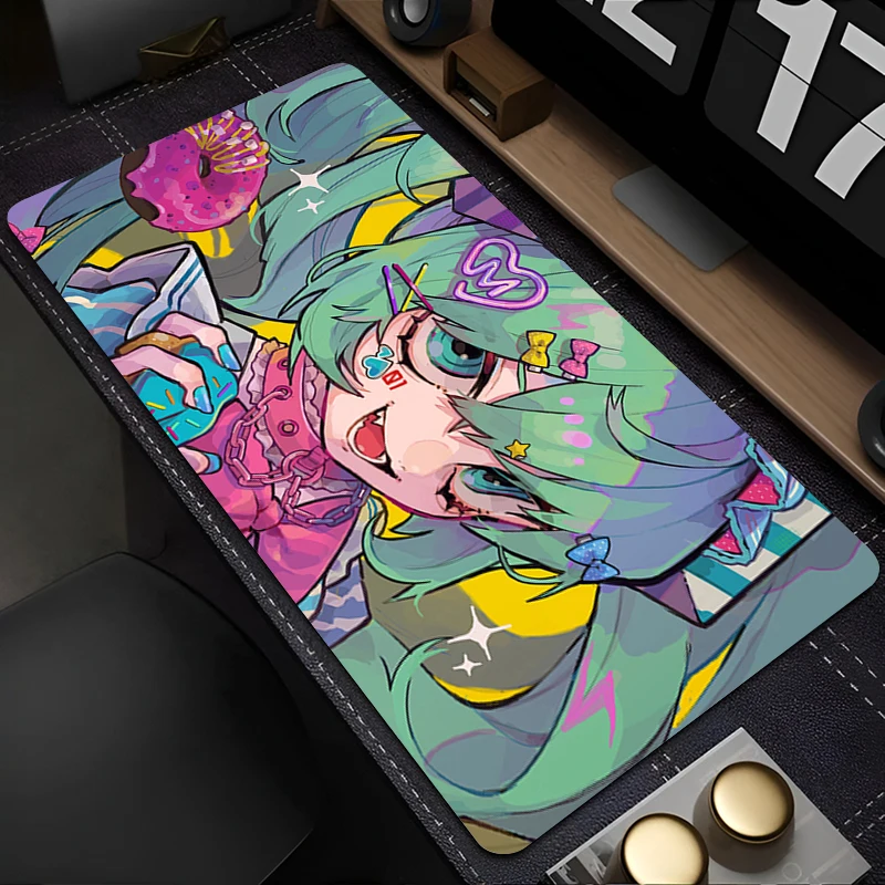 Gaming Mouse Pad Kawaii Anime Desk Mat PC Gamer Professional Premium Mousepad Laptop Speed Control Accessories Keyboard Pad Rug