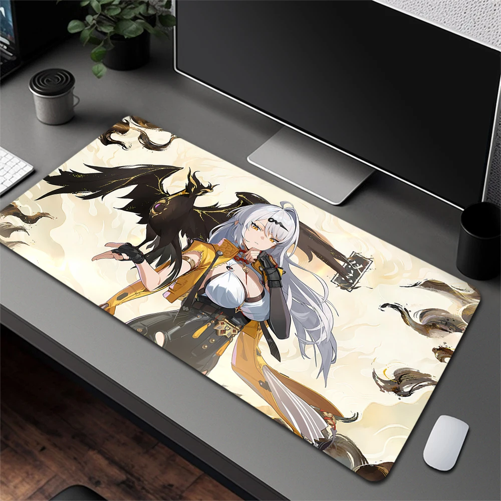 Yi Xuan Large Mouse Pad XXL Zenless Zone Zero Gaming Mousepad Premium Game Professional Pc Gamer Computer Accessories Mouse Mat