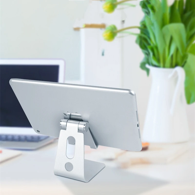 Adjustable Desktop Holder Tablet Stand For iPad Pro Air Mini Rotation Aluminium Tablet Support For Samsung Xiaomi Huawei Phone