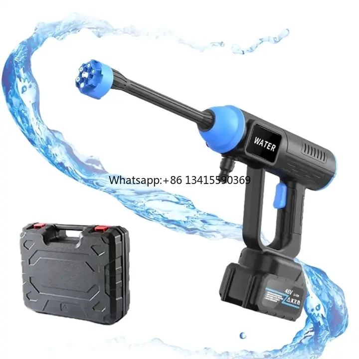 Wireless Spray Rechargeable Mobile Car Wash Electric Foam Machine Motorcycle Clean Snow Cannon High Pressure Water GAN Generator