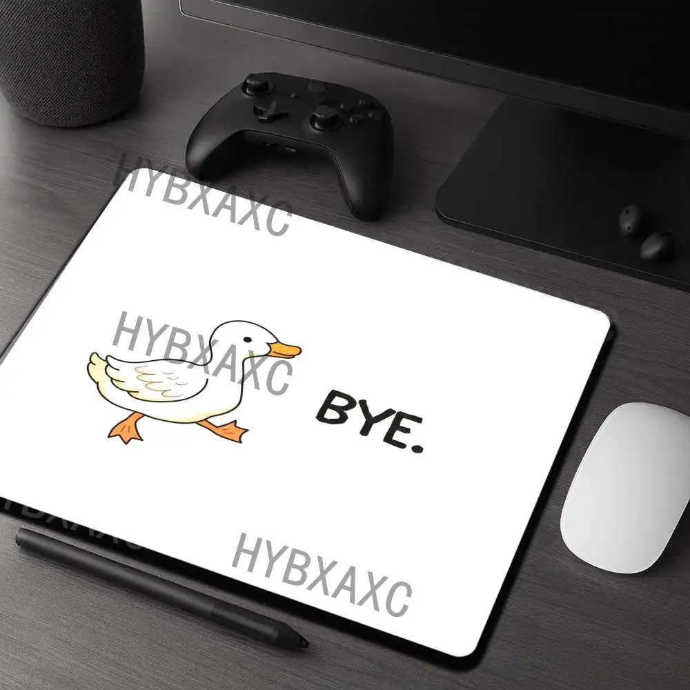 HYBXAXC Cute Duck Pattern Small Mouse Pad Non-slip Soft Desk Mat for Home Office Gaming Laptop Keyboard Decor