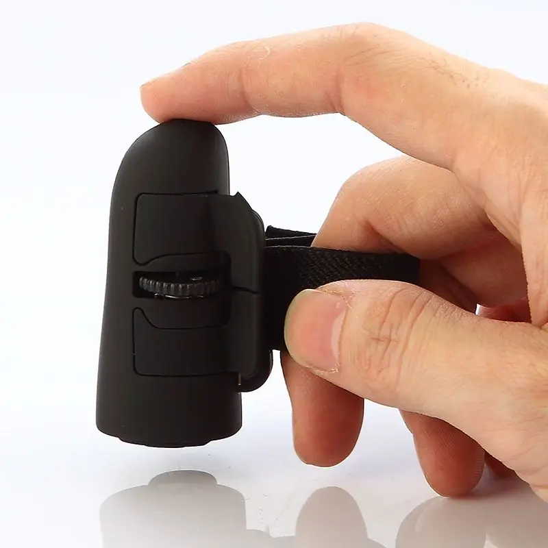 Finger Ring Mouse Wireless Bluetooth Mini Portable Optical USB Rechargeable Ergonomic Laptop PC Computer Tablet Office Travel