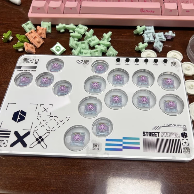 Kailh Saker Mini Low-Profile Switch Ultra-Short Total Travel Quick Acuation Mechanical Keyboard Switch for Low Profile Keycap