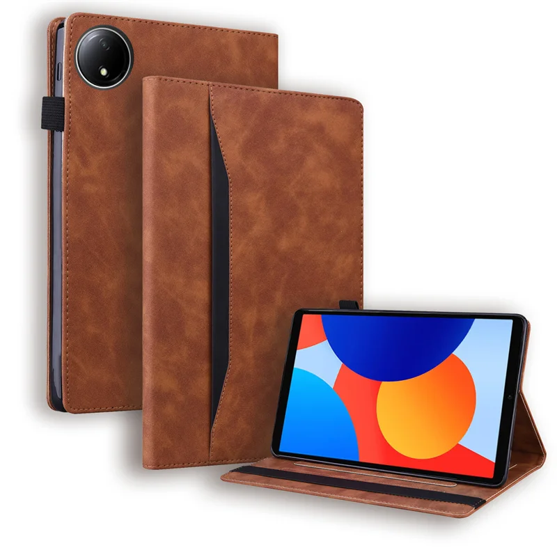 For Redmi Pad SE mini 8.7 inch 2024 Business Leather Wallet Cards Stand Tablet Cover For RedmiPad SE 8.7 2024 Tablet Cover
