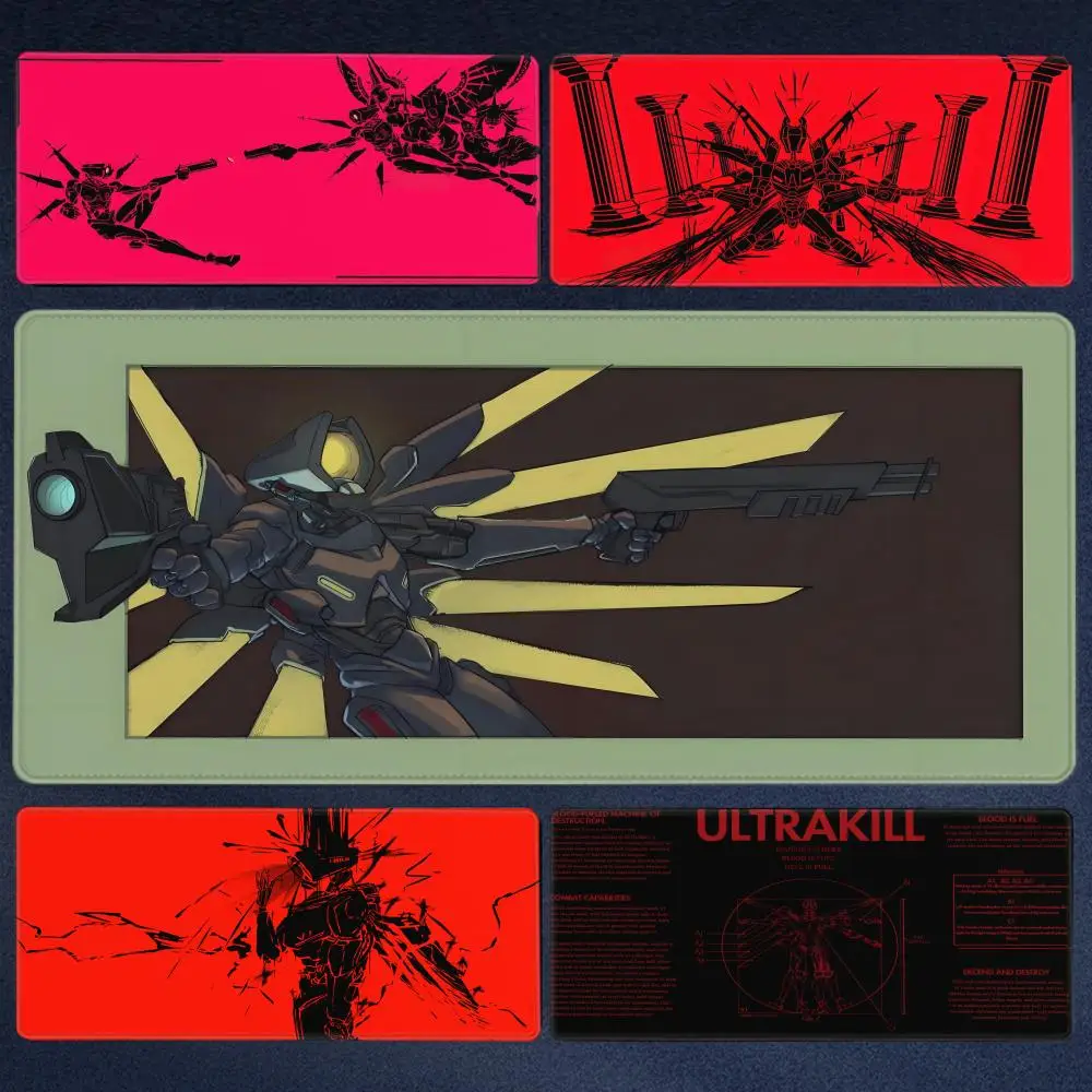 Fast-paced retro shooter ULTRAKILL Mouse Pad Computer Mouse Pad Gaming MousePad keyboard Waterproof Office Mouse Mat Gamer