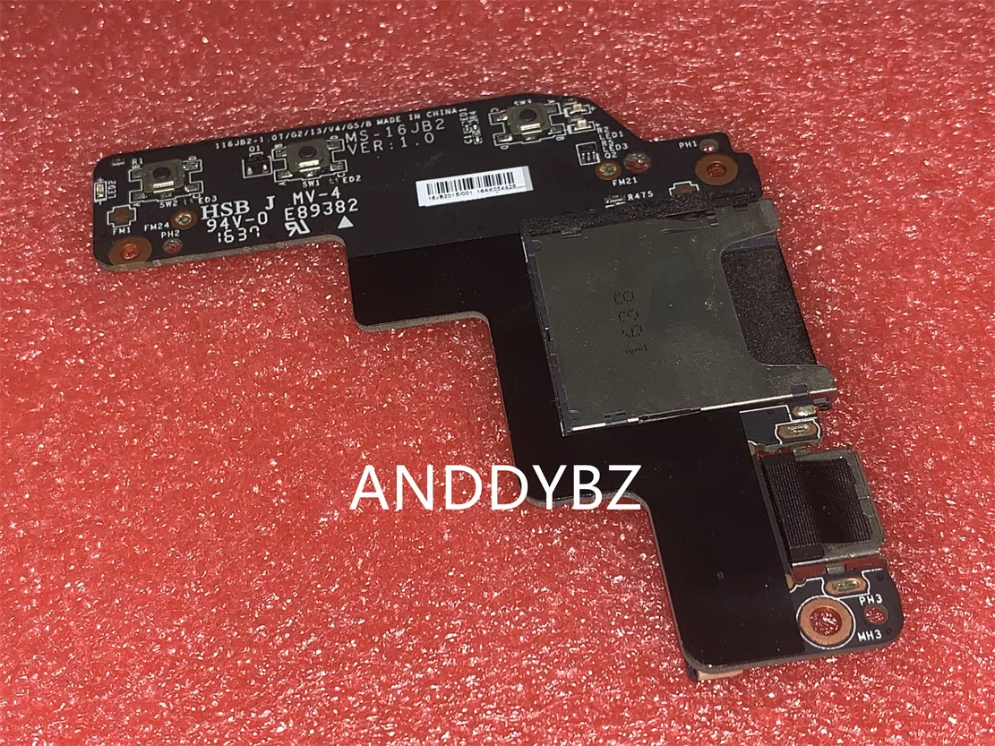MS-16JB2 FOR MSI USB CARD READER BOARD W/CABLE GE72VR 6RF MS-1179B GE62VR MS-16JB TESED OK