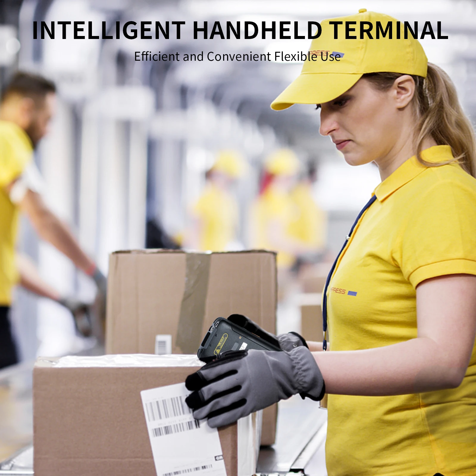 TA08 PDA Android11 Handheld Terminal Data Collector WIFI 4G NFC Warehouse Retail Management 1D/2D Barcode Scanner with Charging