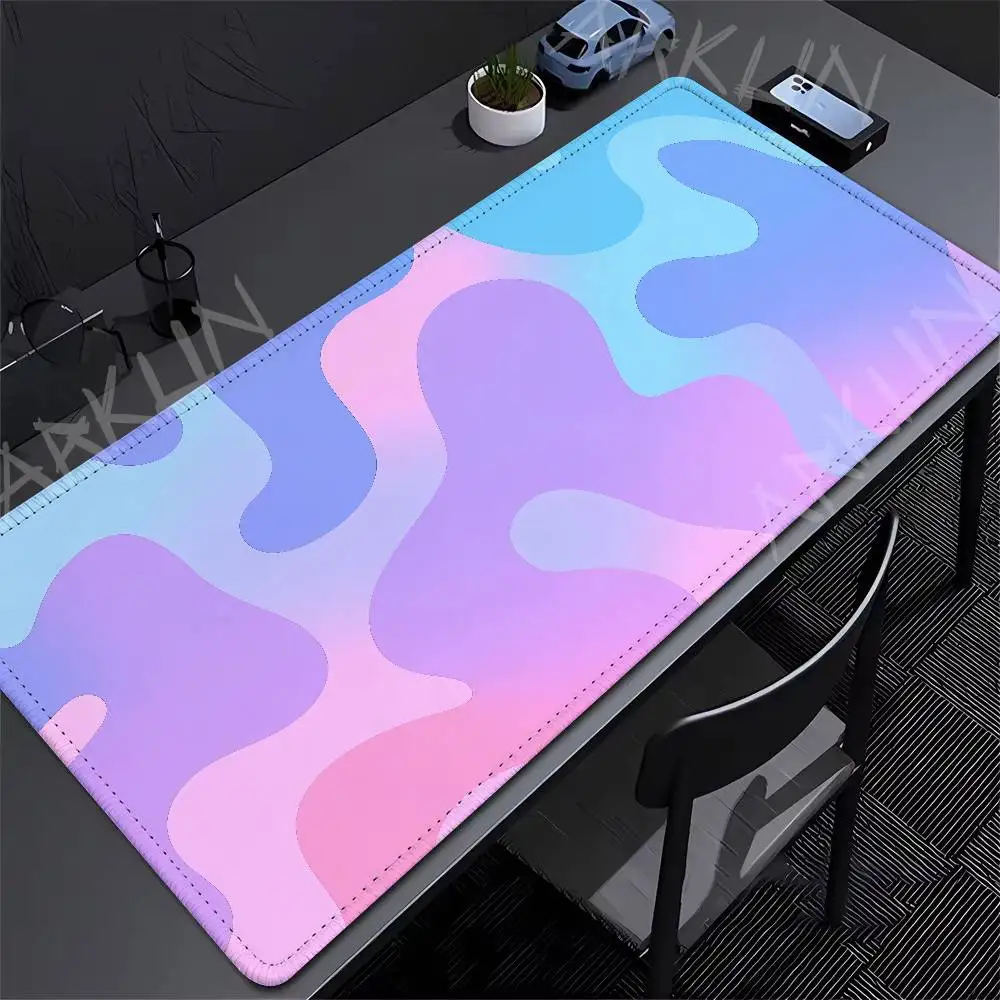 Gradient Dream Art Mouse Pad,Non-Slip Waterproof Desk Pad,Soft Smooth Surface for Office Laptop PC Gamer Home Desktop Decoration