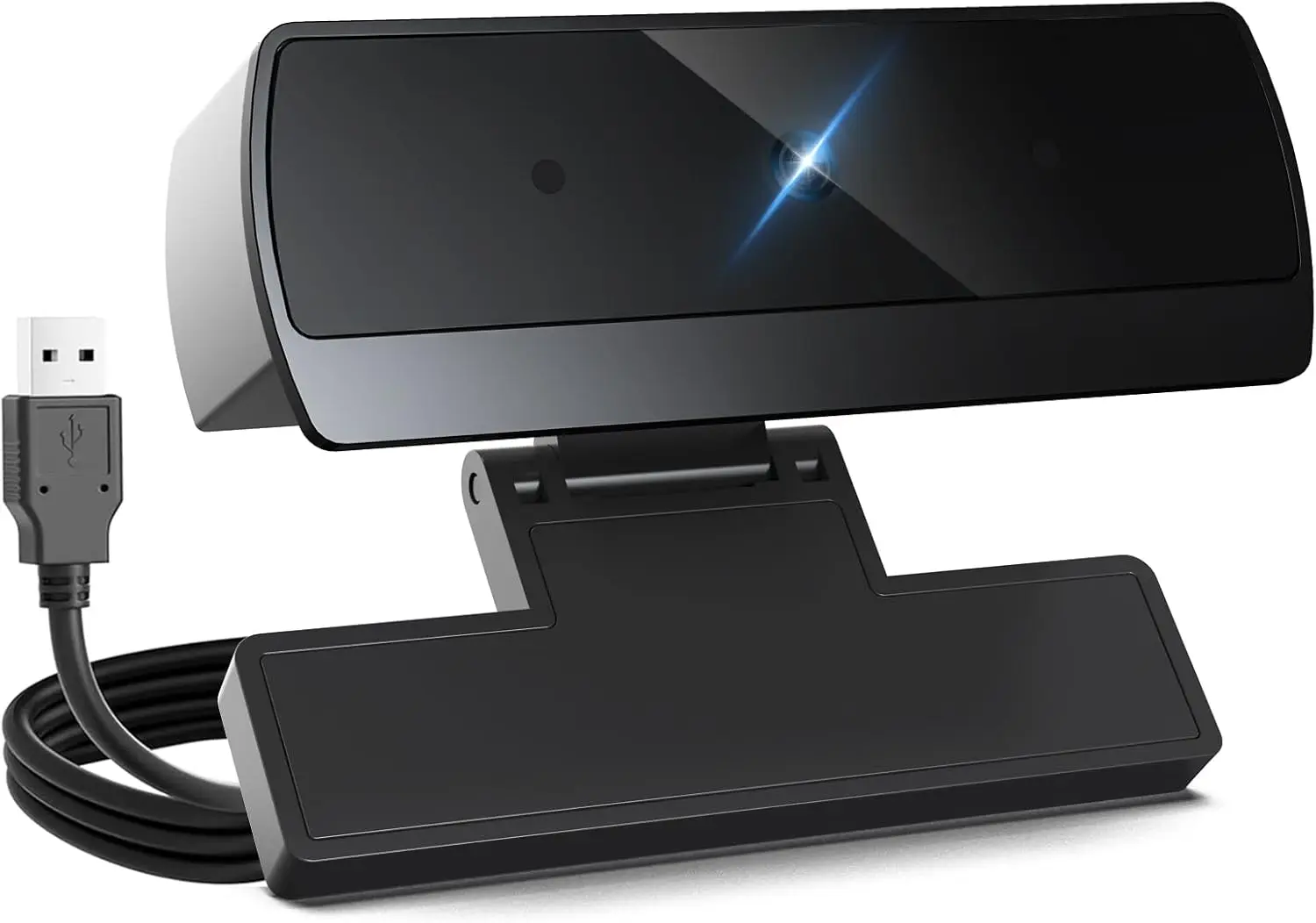 Full HD 1080p USB Webcam with Microphone, Plug & Play for PC/Laptop, Video Calls & Streaming