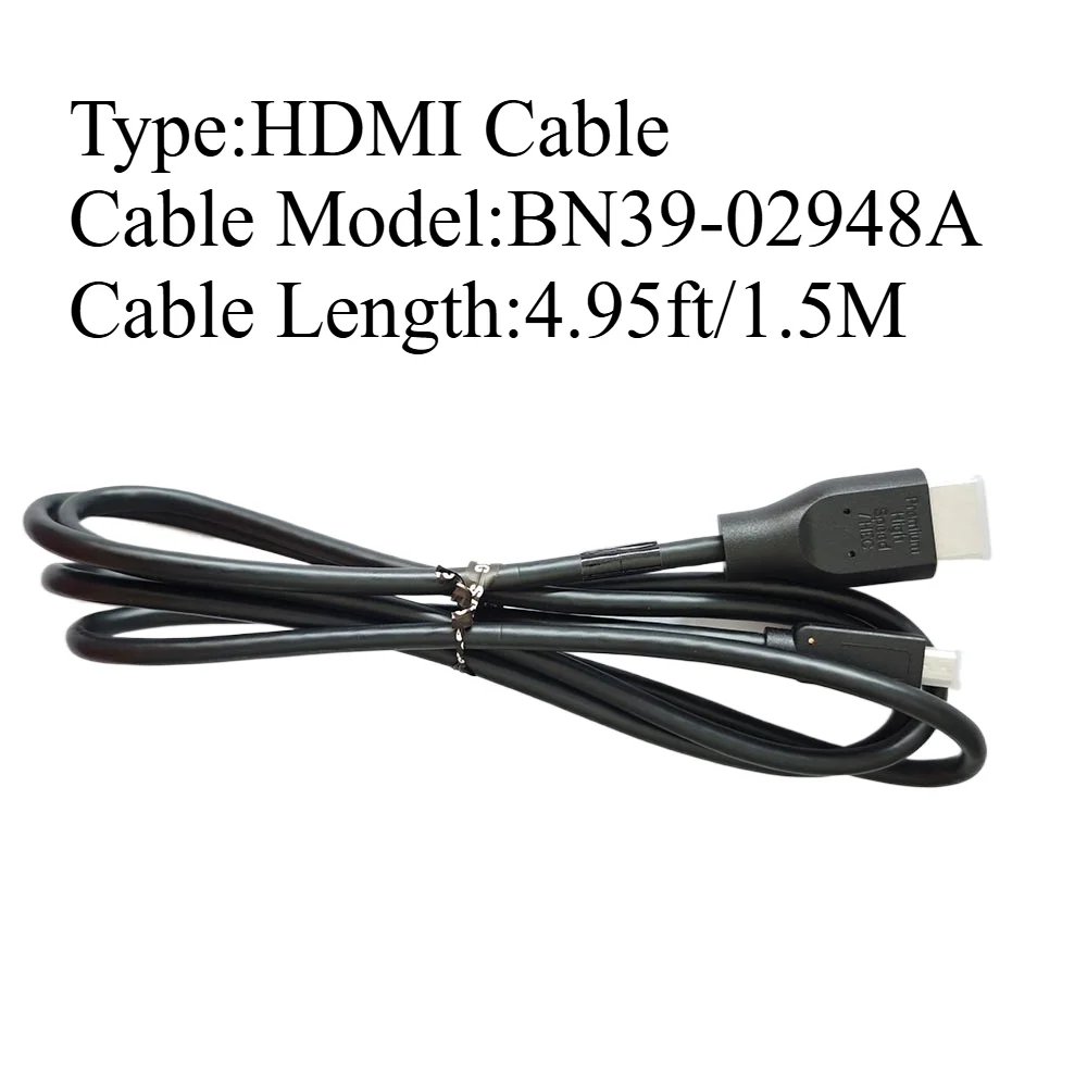 HDMI Mini Cable for monitor LS27C900PAKXKR  LS32BM801UUXEN S27C902PAC S32BM801UC S32BM801UU S32BM801UE Premium High Speed/HEC