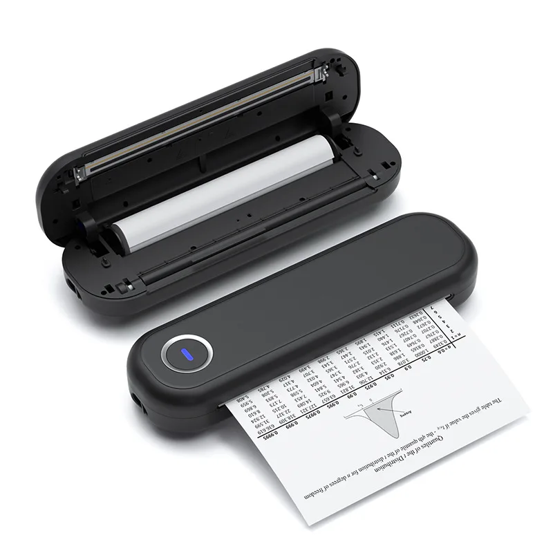 A4 Thermal Printer Portable Home Mobile Office Bluetooth Wireless Handheld Inkless Tattoo Printer Supports Smartphones&PC