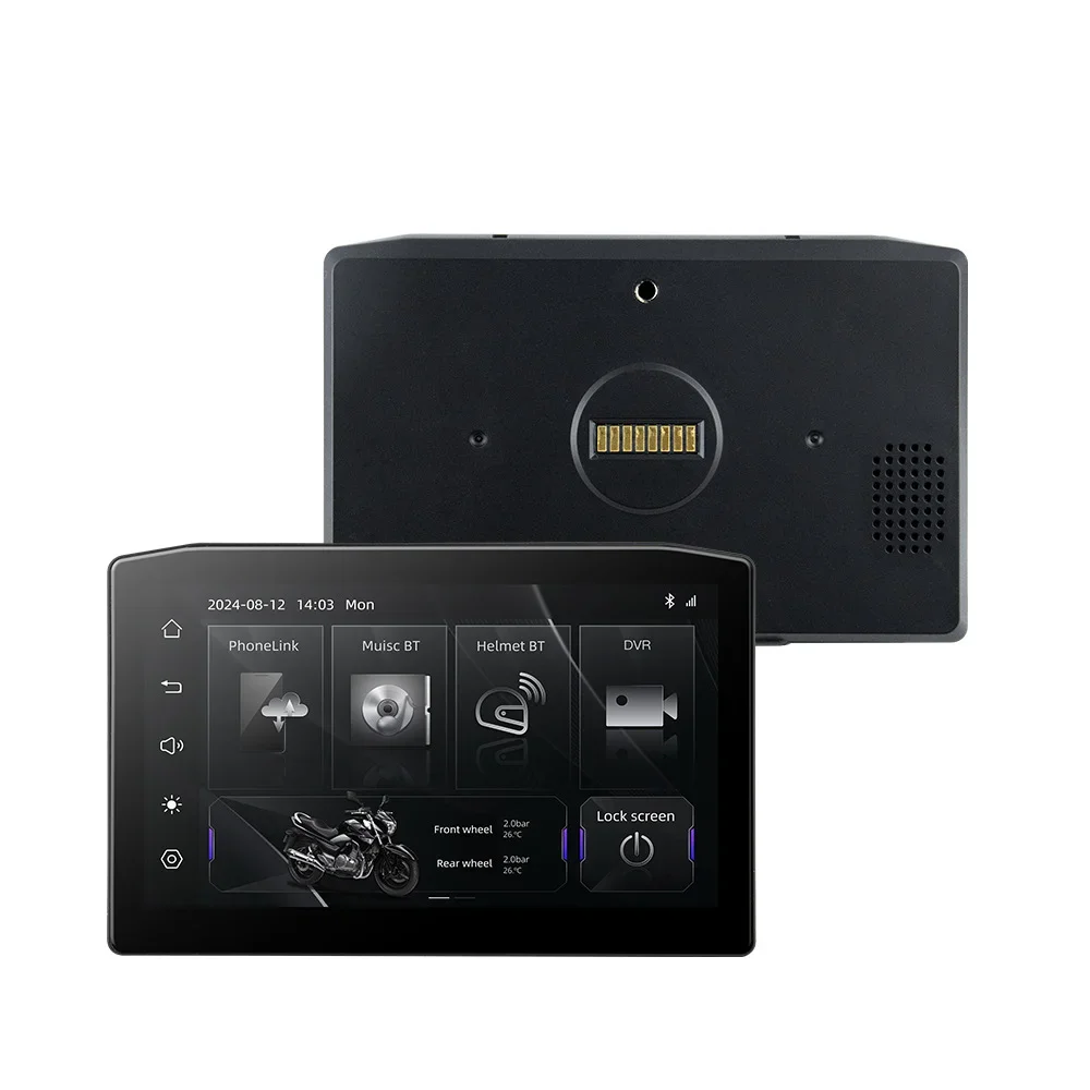 6.25 Inch Motorcycle Driving Recorder Navigation 4G Whole Network Through HD Wireless Carplay Car GPS