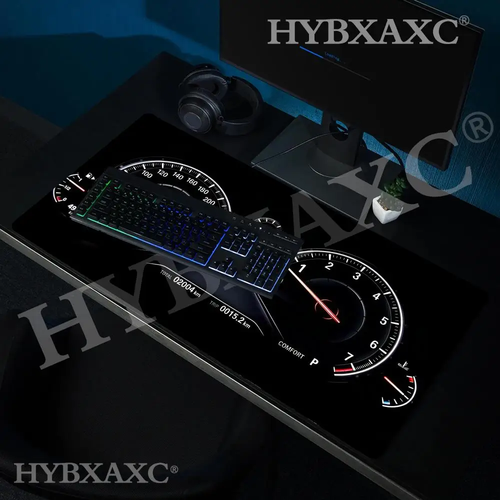 HYBXAXC Car Dashboard Mouse Pad Large Computer Office Game Table Mats XXL Rubber Anti-slip Gaming Keyboard Long Desk Pads