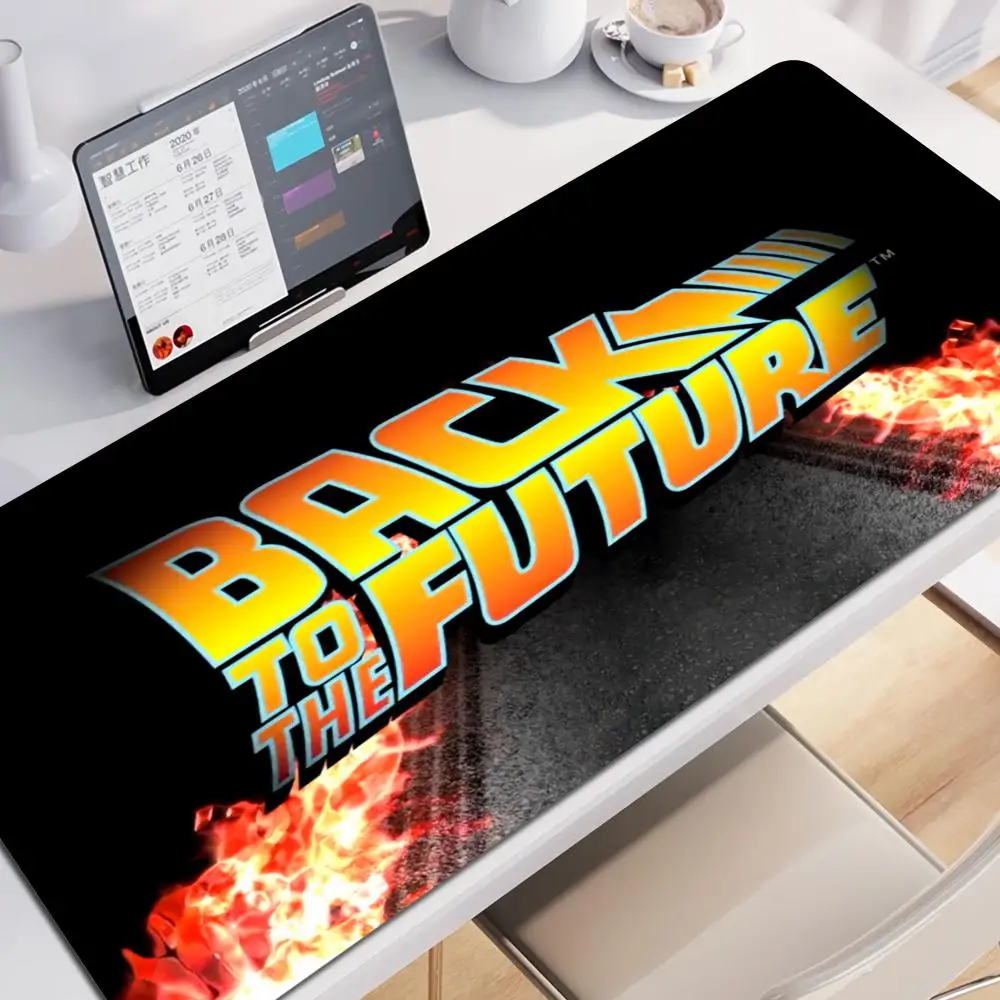 Back To The Future Large Mouse Pad Laptop Computer Mausepad Big Keyboard Mat Gaming Office Car Table Carpet Desk Mats Rubber Rug