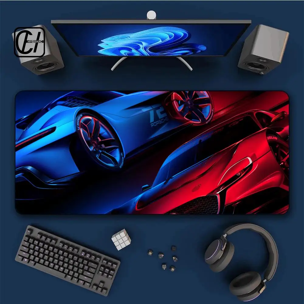 Sport Car M-Mazda GT7 Mouse Pad Gaming Mouse Pad Cool HD Extended Gaming Keyboard  Large Mouse Pad 90x40cm XXL Gamer Mouse Pad