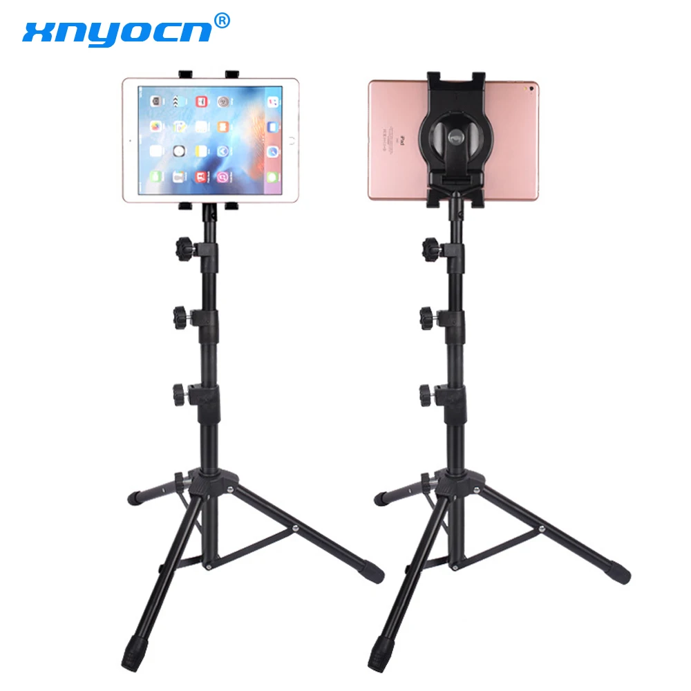 150 cm Tripod Rotation 7-11 Inch Tablet Holder Stand Tripod Stand for Ipad Air Mini 2 3 4 Samsung Tablet Mount for IPAD Pro 11