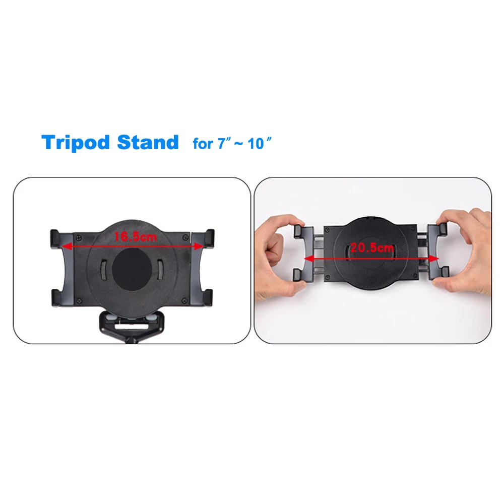 150 cm Tripod Rotation 7-11 Inch Tablet Holder Stand Tripod Stand for Ipad Air Mini 2 3 4 Samsung Tablet Mount for IPAD Pro 11
