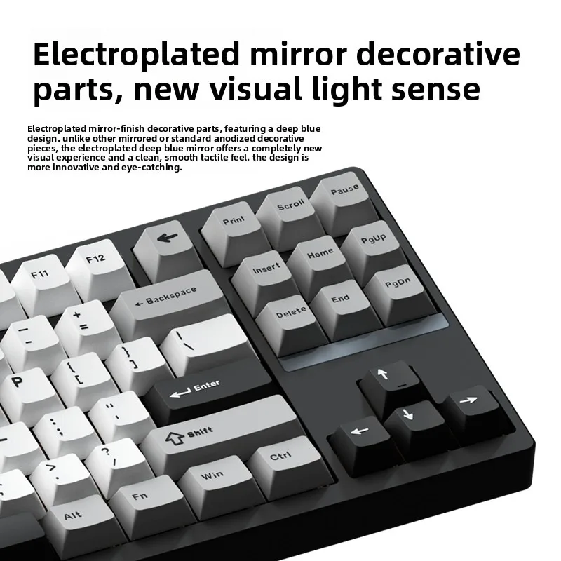 WEIKAV STARS80 TKL Mechanical Keyboard CNC Aluminum Case Tri-Mode Wireless Bluetooth Gasket Mount Gaming Keyboard for PC Mac