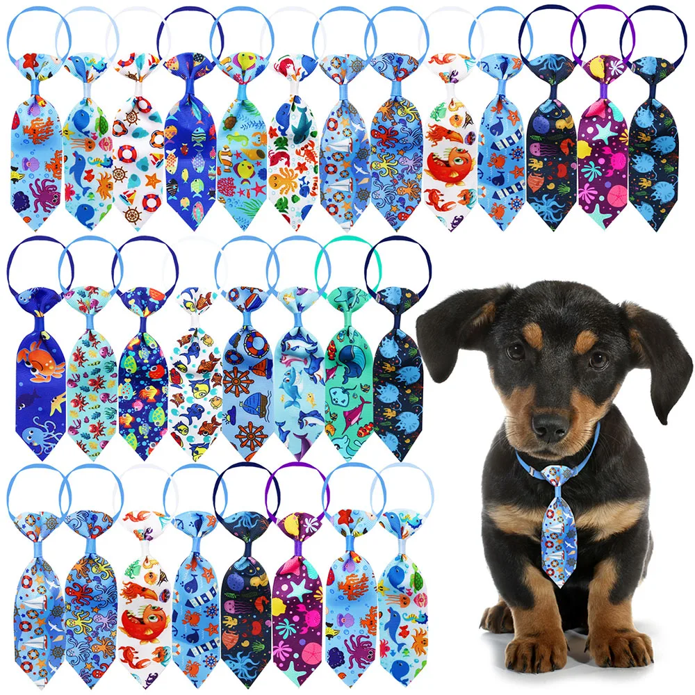 50pcs  Dog Grooming Small Dog Cat Neckties Bowties Fashion Dogs Pets Bow Tie Pet Supplies Dog Grooming
