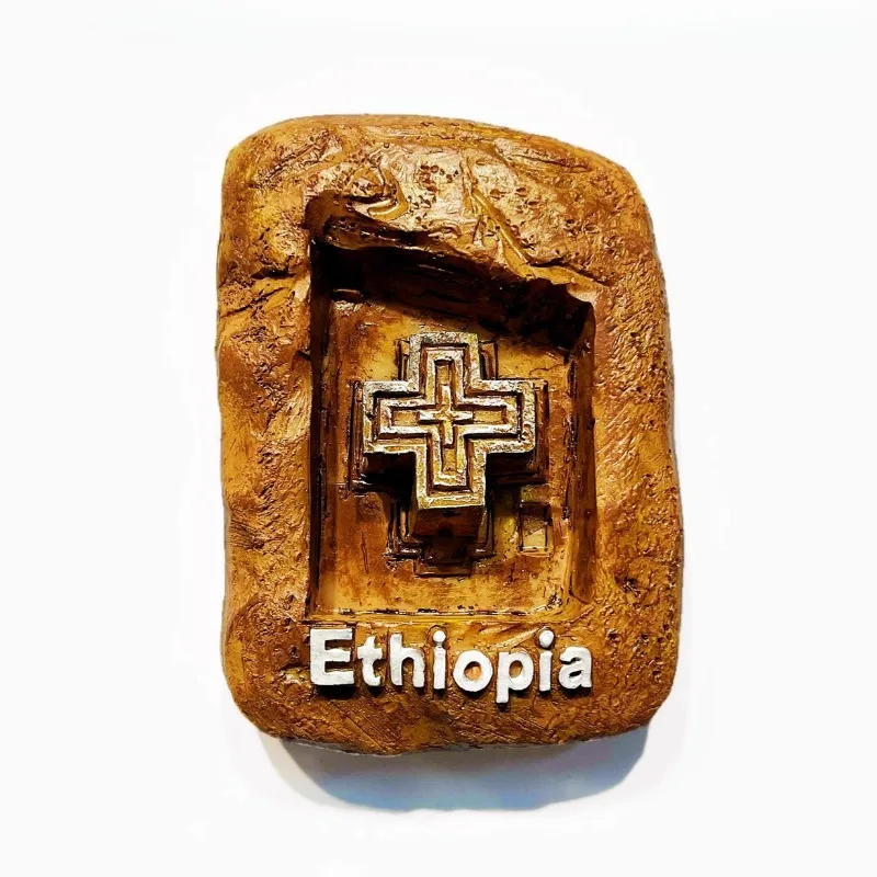 Ethiopia Fridge Magnets Africa Addis Ababa Travel Souvenirs Bete Giyorgis Fridge Stickers Birthday Gifts Home Decoration