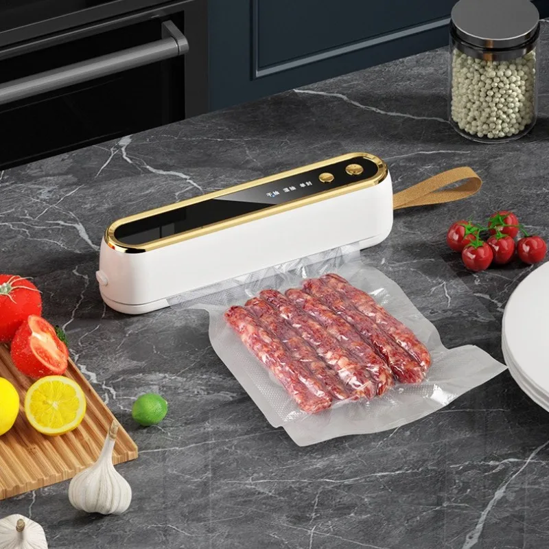Automatic Wireless Food Sealer Machine Portable USB Charging for Vacuum Storage Bags Containers Fresh Keeping Kitchen Tools