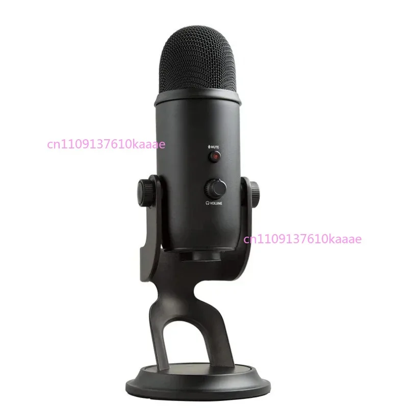 Blue Yeti Portable Noise Cancelling Condenser Microphone with 4 Pickup Patterns USP Microphone for Recording, Singing