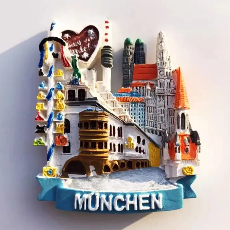 Germany Monchengladbach Fridge Magnets Munich Travelling Souvenirs Home Decor Germany Fridge Stickers Christmas Gifts