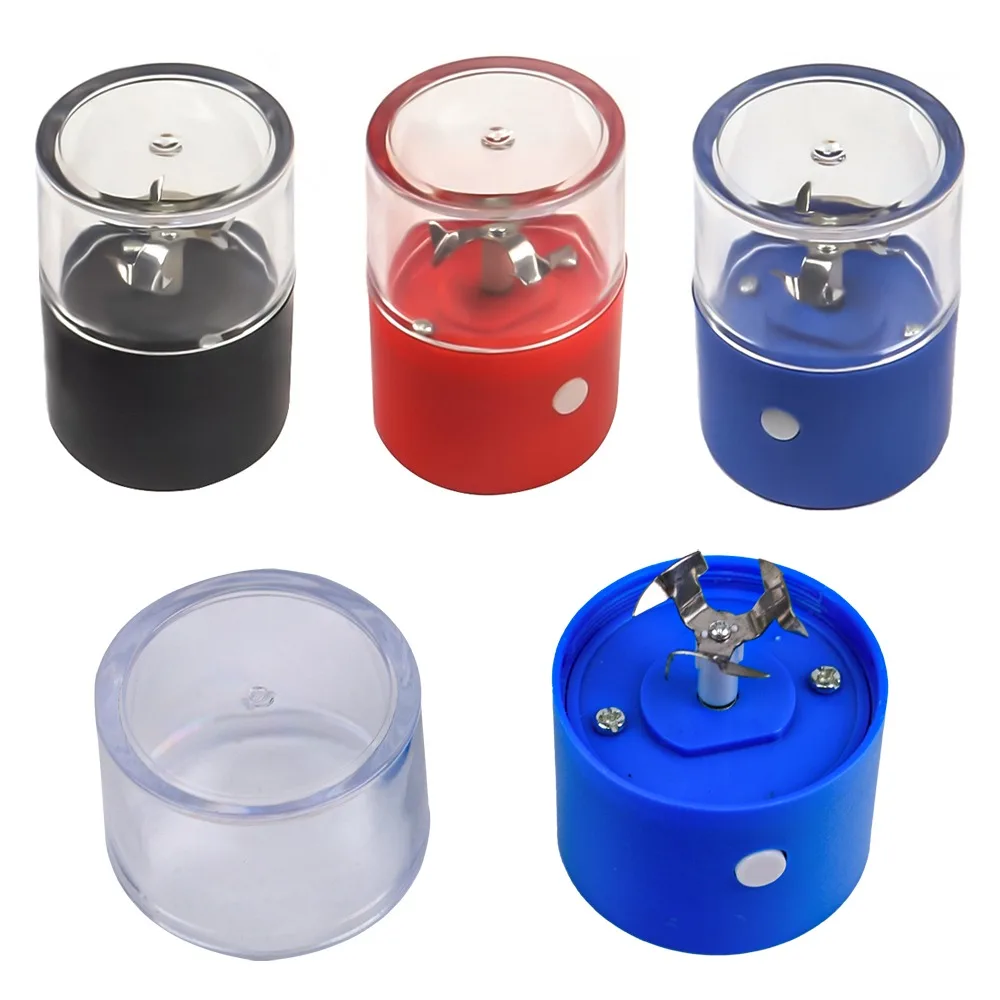 USB Rechargeable Portable Electric Grinder Kitchen 2-layer Electric High-speed Rotating Herb Grinder Smoking Accessories