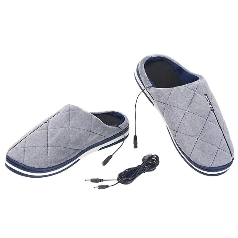 Electric Foot Warmer Foot Warmer Slippers Winter Shoes Quick Foot Heating Pad Home Slippers USB Feet Heater Heated Foot Pad Feet
