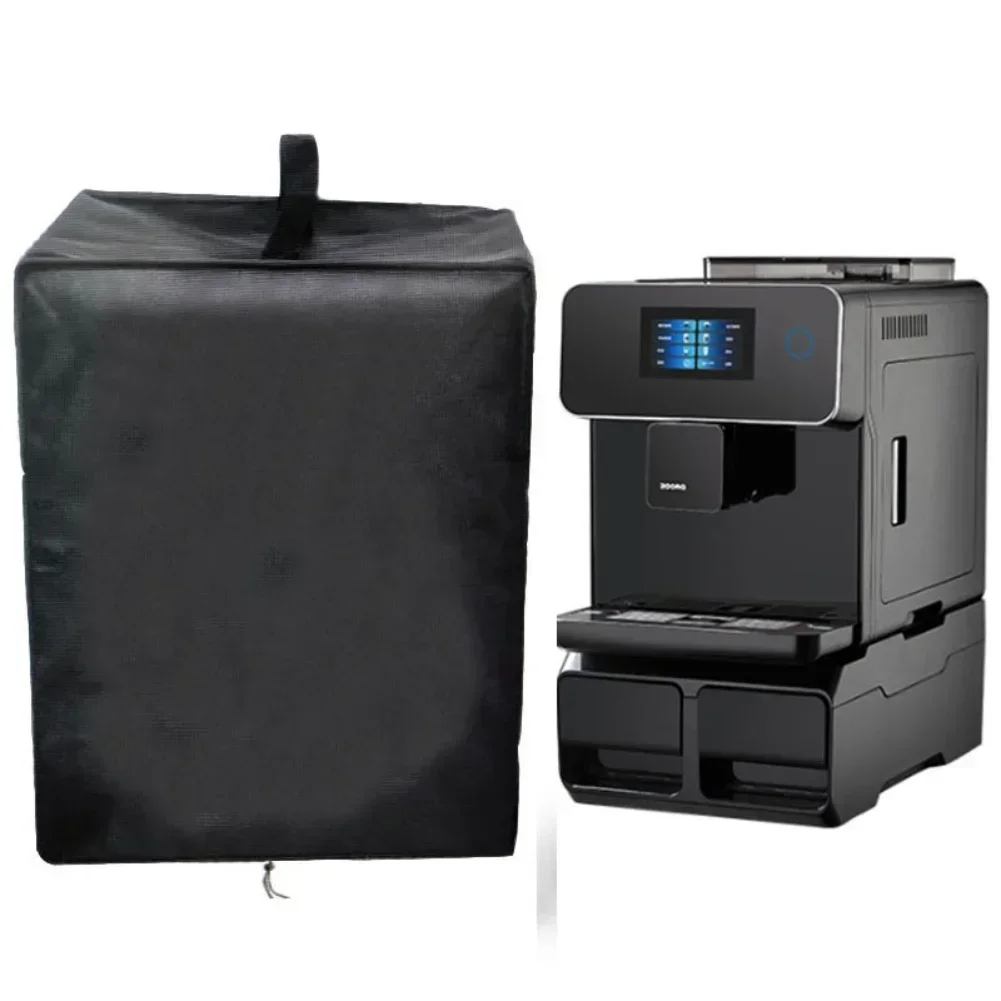 1PC Coffee Machine Dust Cover 40*40*40cm 420D Oxford Cloth Coffee Machine Protection Cover Waterproof Foldable Covers Black