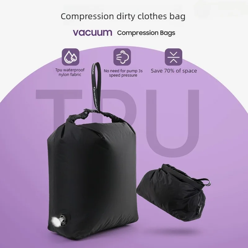 Travel Compression Bag Ultralight Waterproof Portable Storage Bag Space Saving Organizer Essential for Trip Luggage Packing