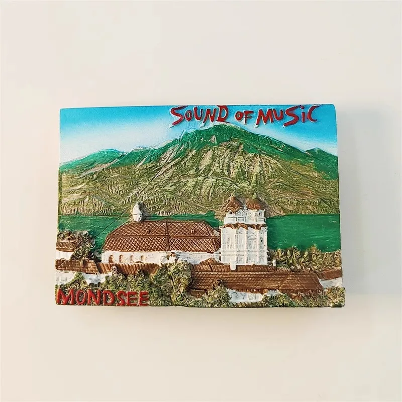 Austria Fridge Magnets Salzburg Innsbruck Travelling Souvenirs Vienna Mondsee Fridge Stickers Home Decor Wedding Gifts