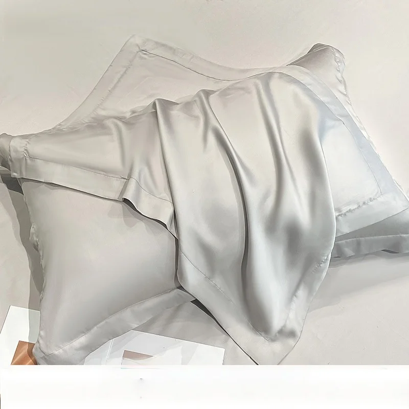Bedroom Hotel Use Skin-Friendly Silky Pillowcase Ultra Soft Cooling Touch Ergonomic Design Relieve Cervical Stress​