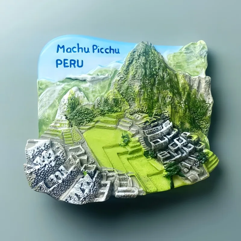 Peru Fridge Magnets South America Travel Souvenir Machu Picchu Refrigerator Sticker Home Decor Gifts