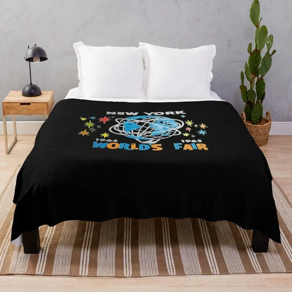New-York-World's-Fair-1964-1965-T-shirt Throw Blanket Foldable Soft Warm Blanket for Outdoor Use