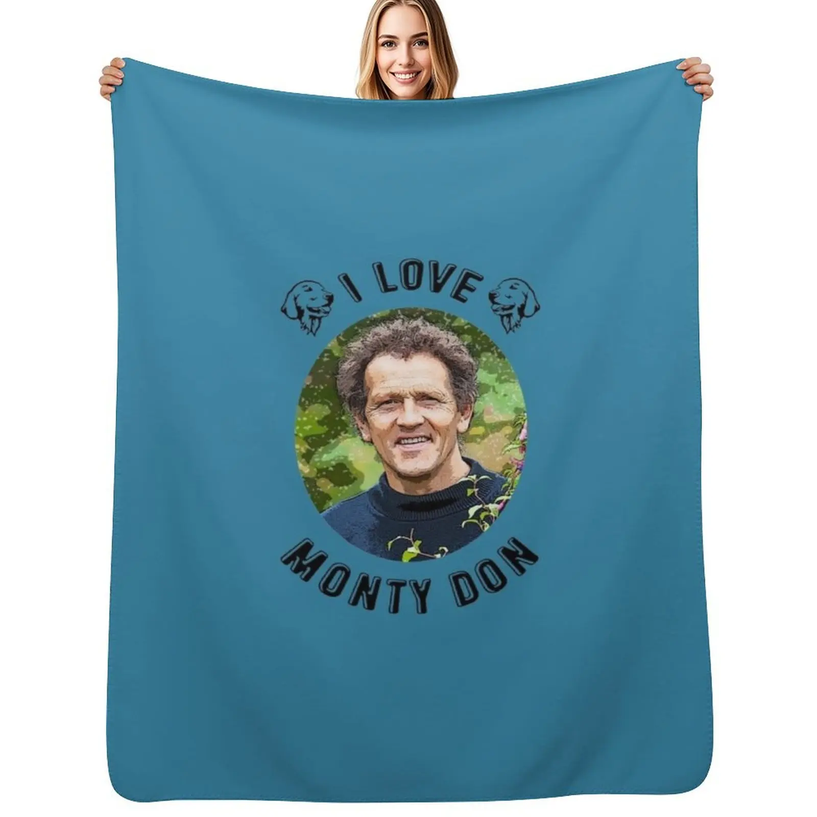 I Love Monty Don Essential T-Shirt Throw Blanket Foldable Soft Warm Blanket for Outdoor Use