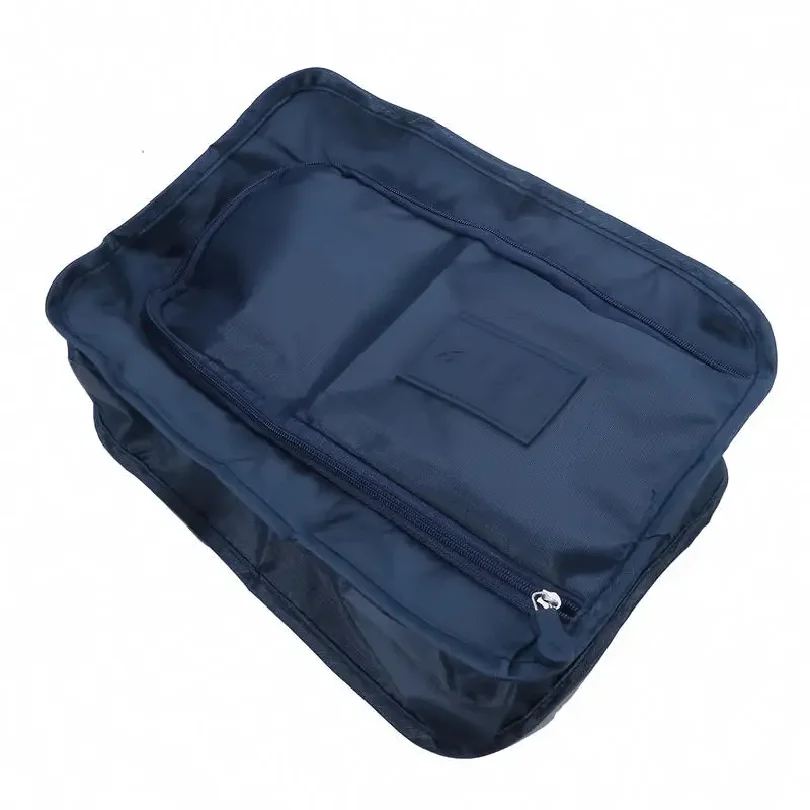 Portable Shoe Bags Travel Holds Multifunction Folding Storage Handbag High Capacity Mini Solid Color Shoe Pouch Organizer