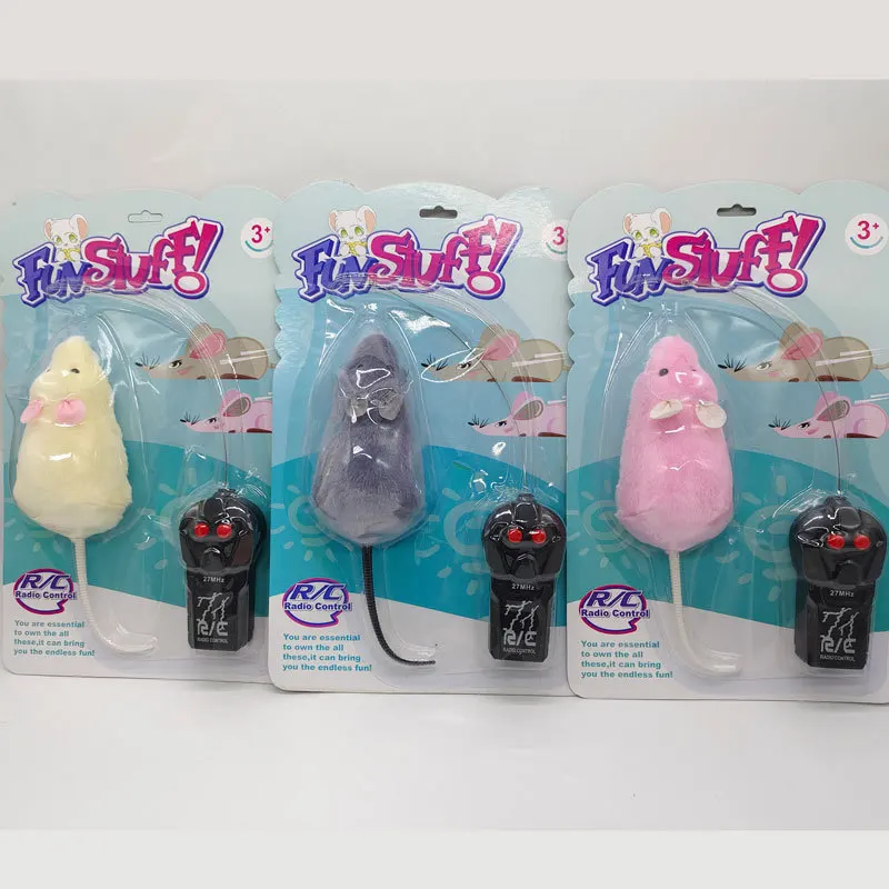 Interactive New Electric Remote Controlled Mouse Toy for Cats Plastic Silicone Pet Toy PC Material Packaging Bubble Shell Teaser
