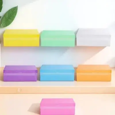 7Pcs Transparent Shoe Storage Box Stackable Thickened Plastic Organizer for Closet Shoe Holder Case Home Keeping