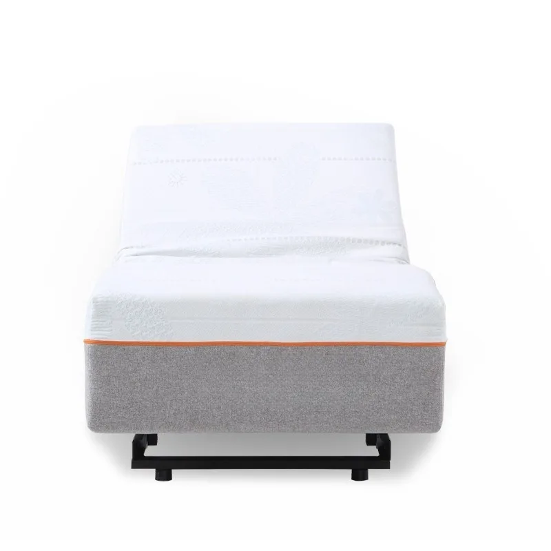 Voice smart bed, Bluetooth APP multi-function lifting massage wireless charging latex home bedroom electric bed