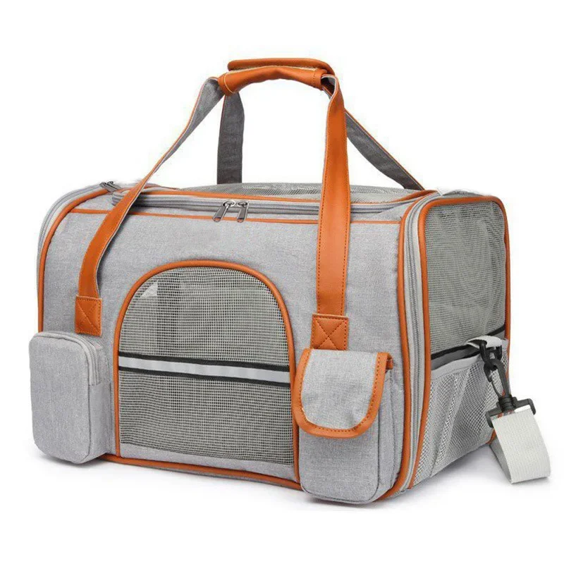 Cat Bag Carriers Outdoor Bag Transporter Portable Handbags Small Foldable Dog Cat Accessories Travel Car Carrying Pet Moving Bag