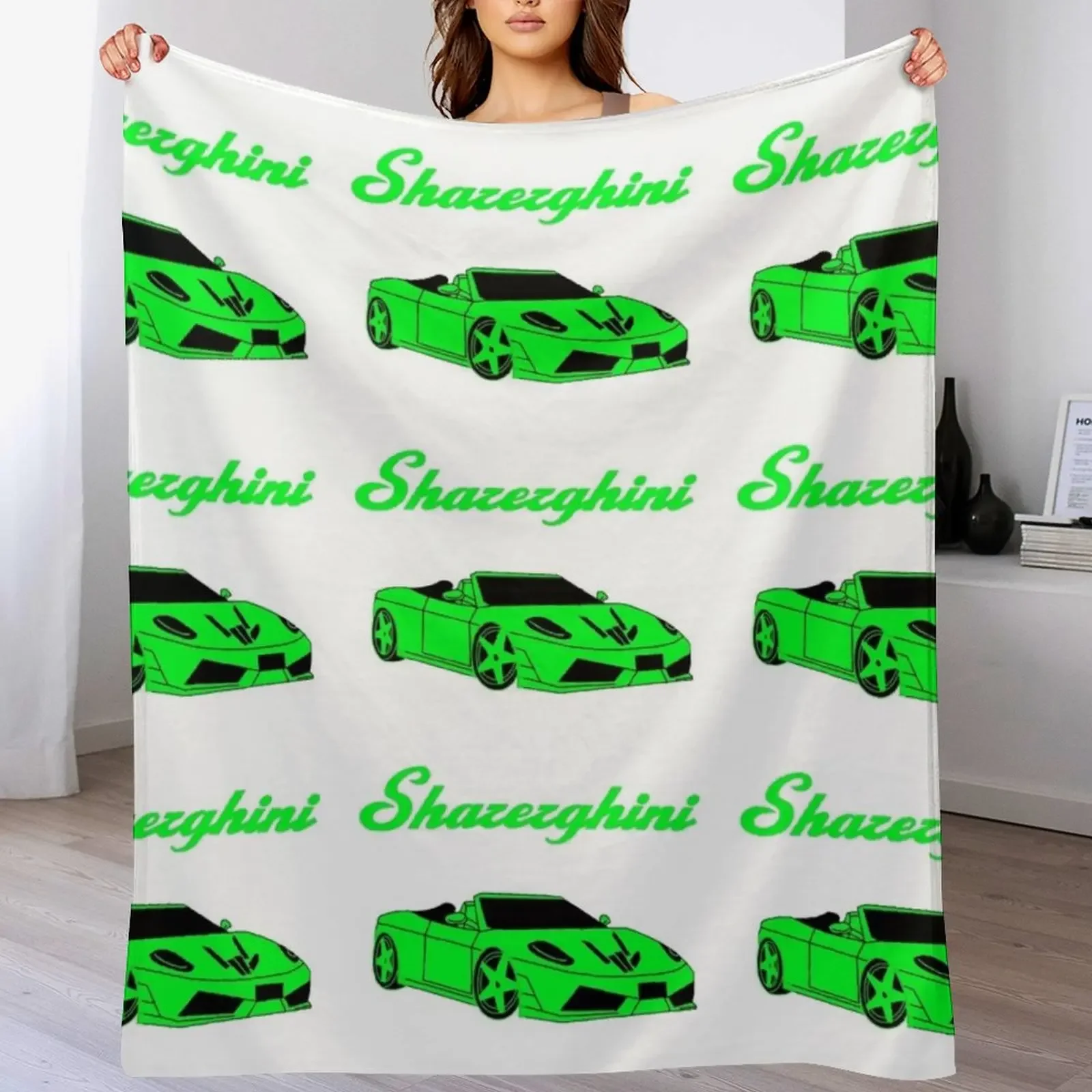 sharerghini, sharerghini merch,sharerghini Green, Sharerghini Hoodie, sharerghini t shirt, Sharer car, share, Throw Blanket