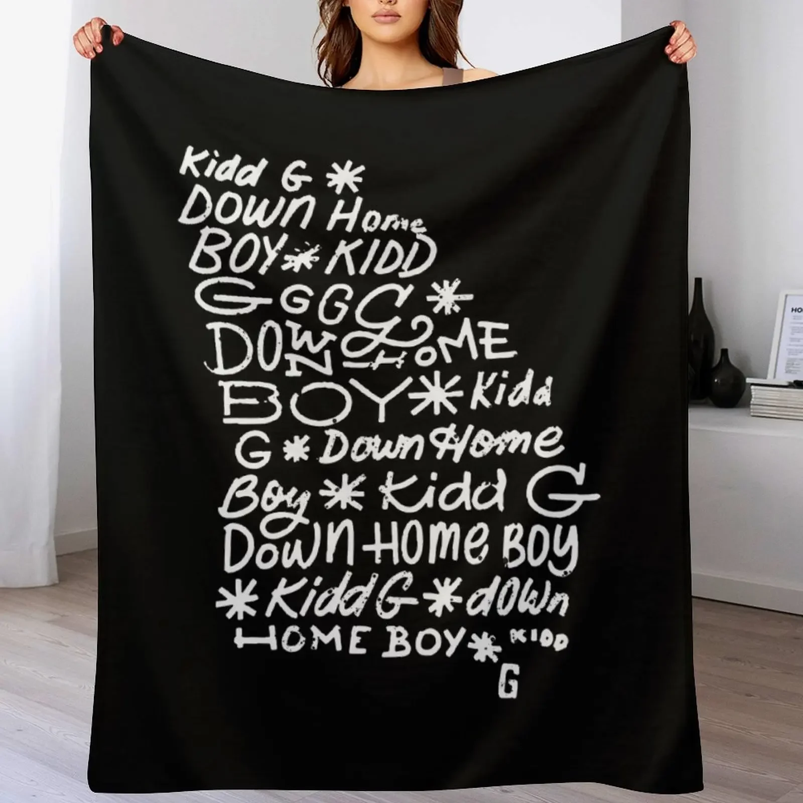 Kidd G Down Home Boy Kidd G Merch, Unisex Tshirt Blend Hoodie Throw Blanket Decorative Soft Throw Blanket for Couch Sofa