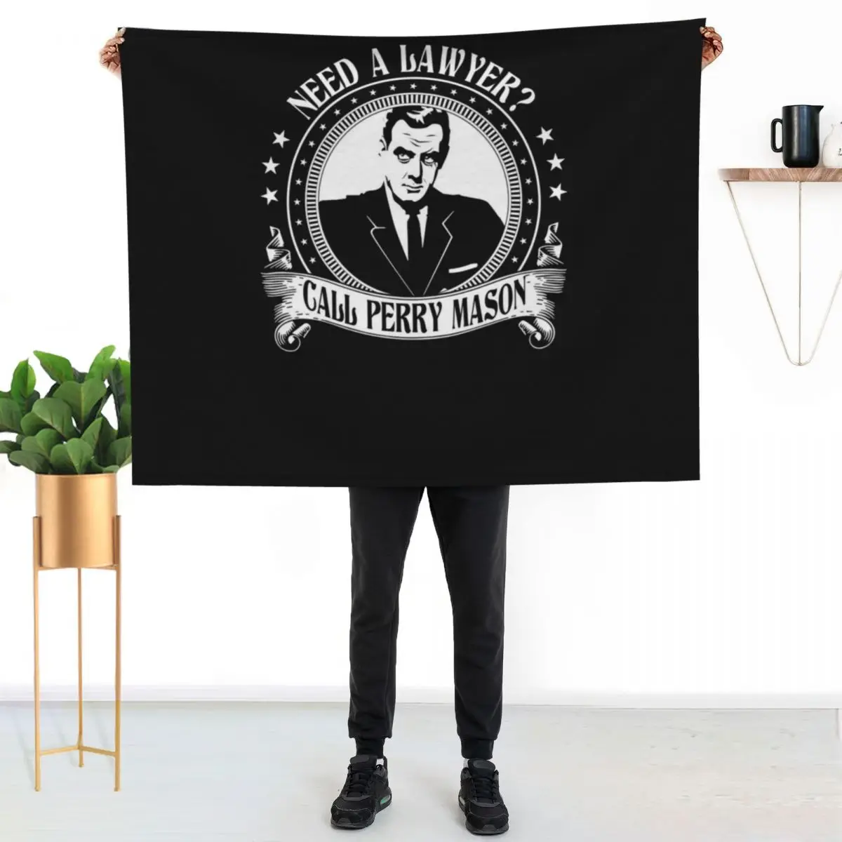 Aucar Perry Mason T Shirt Long Sleeve Sweatshirt Hoodie Funny T Shirt Hoodie Customize T-Shirt Throw Blanket