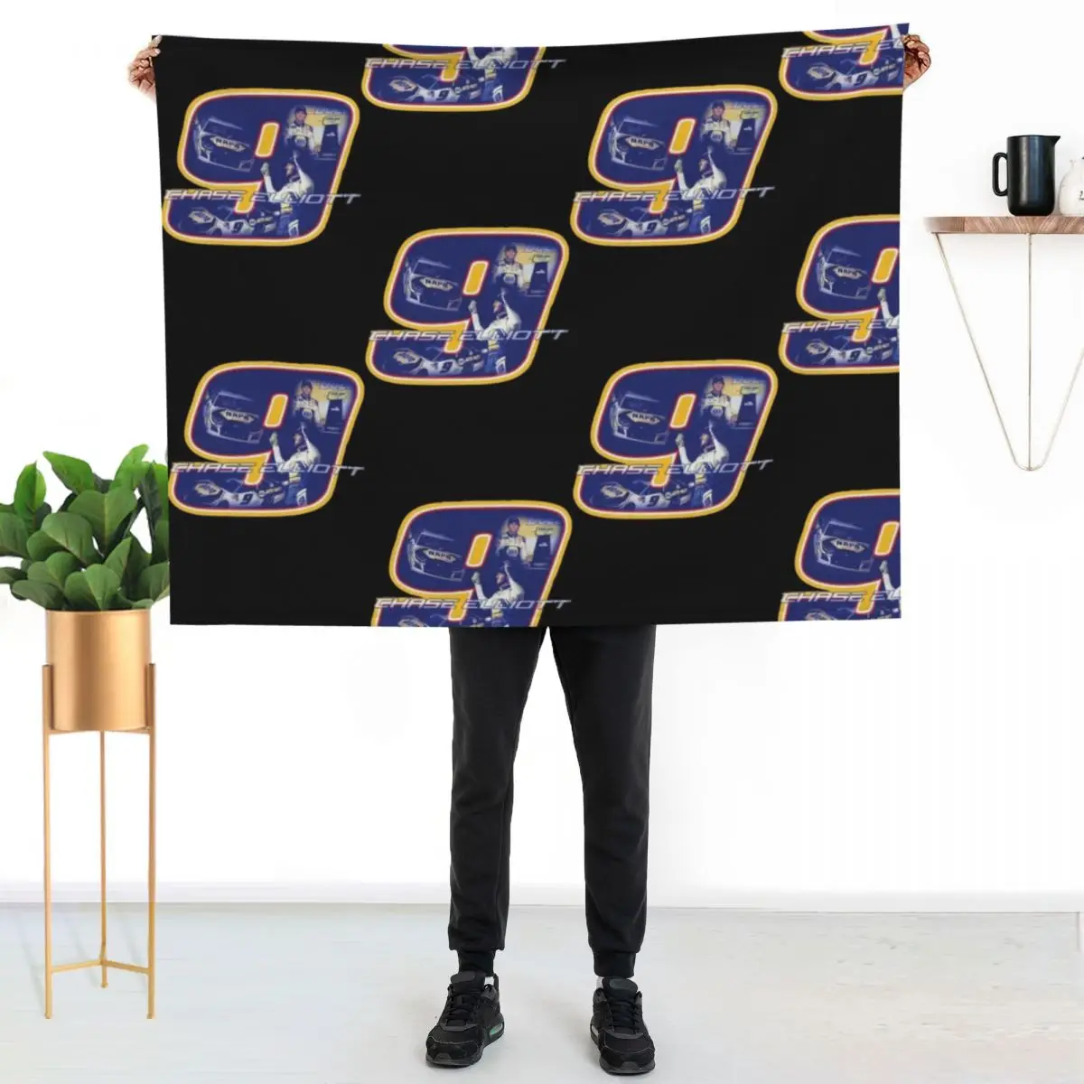 Copy of chase elliott championship 2021 _Always the best_ Lightweight Hoodie Throw Blanket