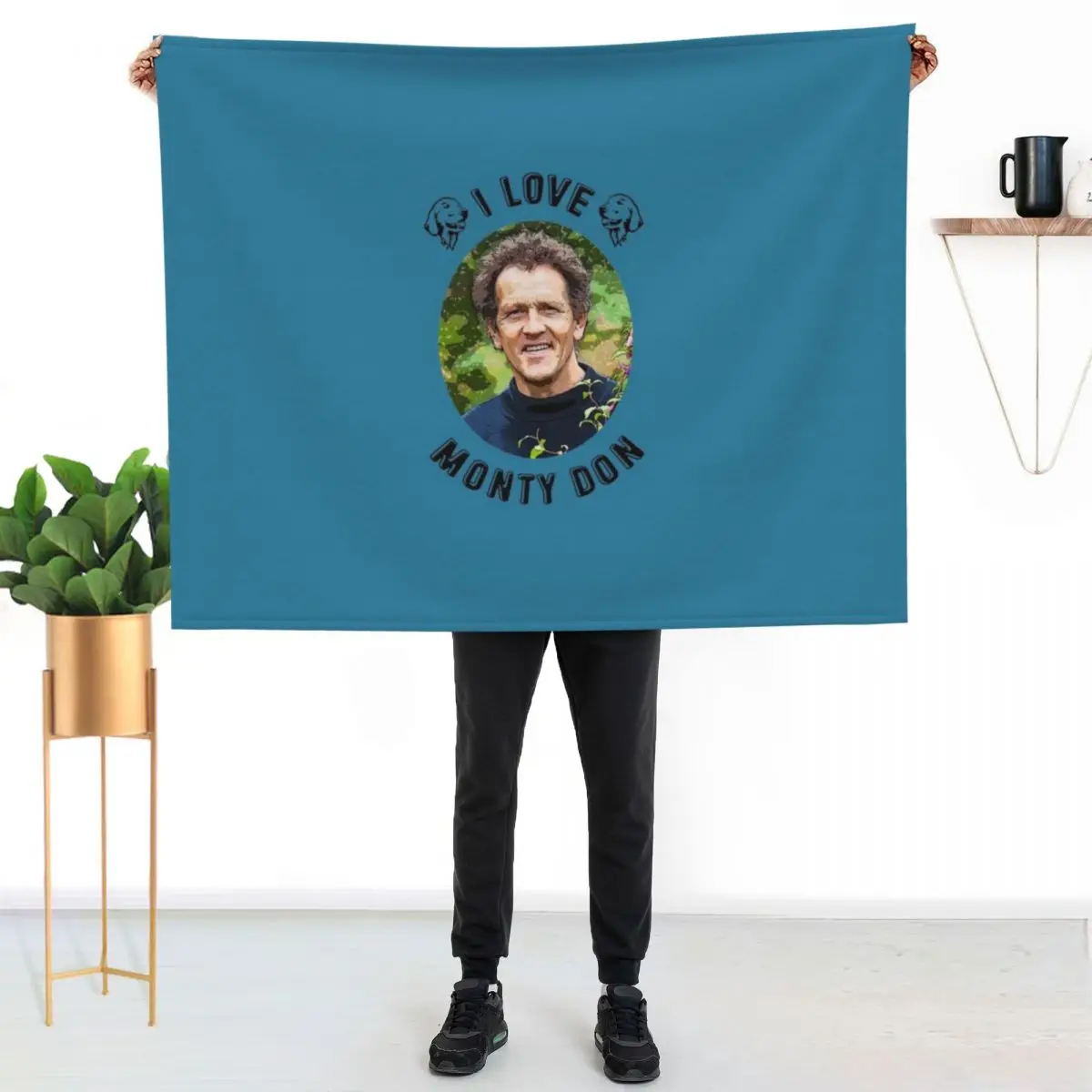 I Love Monty Don Essential T-Shirt Throw Blanket Warm Napping Blanket for Office Couch Bed