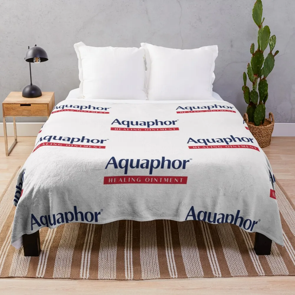 Aquaphor Classic T-Shirt Throw Blanket Warm Napping Blanket for Office Couch Bed