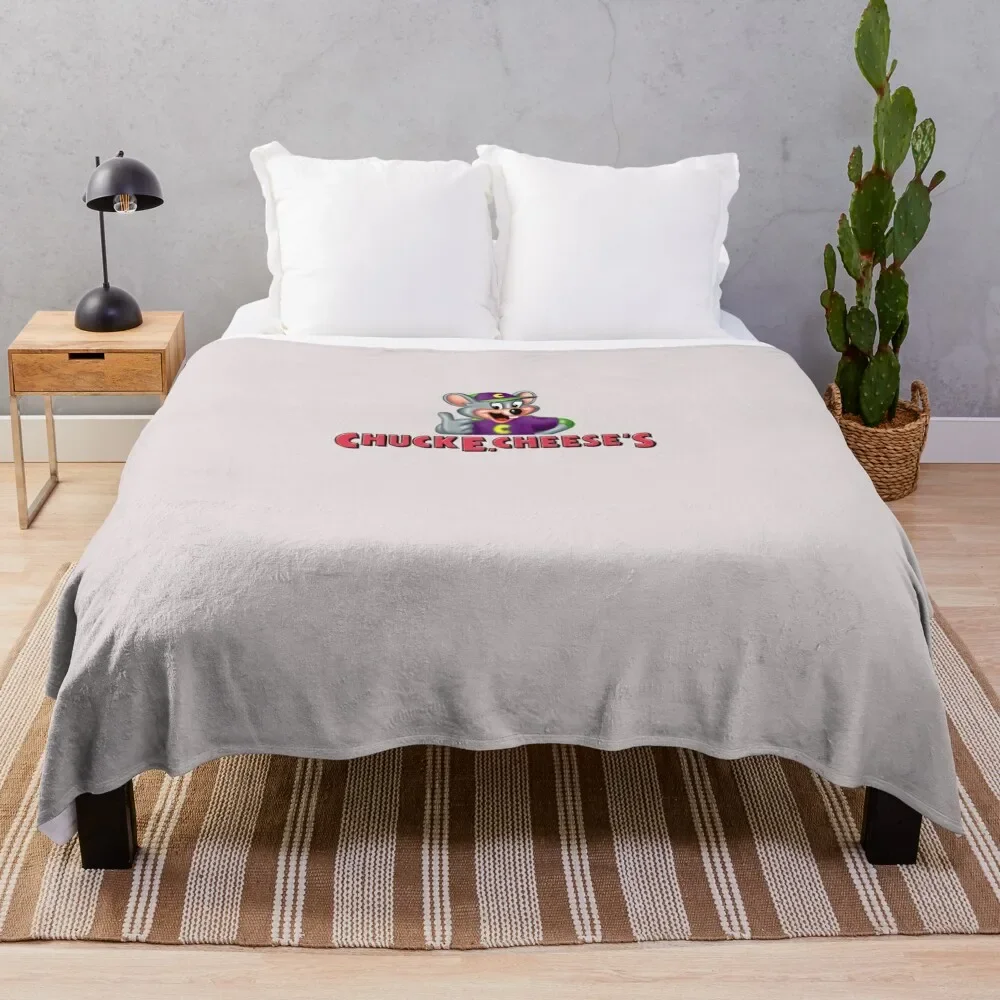 Chuck E. Cheese&x27;s Classic T-Shirt Throw Blanket Warm Napping Blanket for Office Couch Bed
