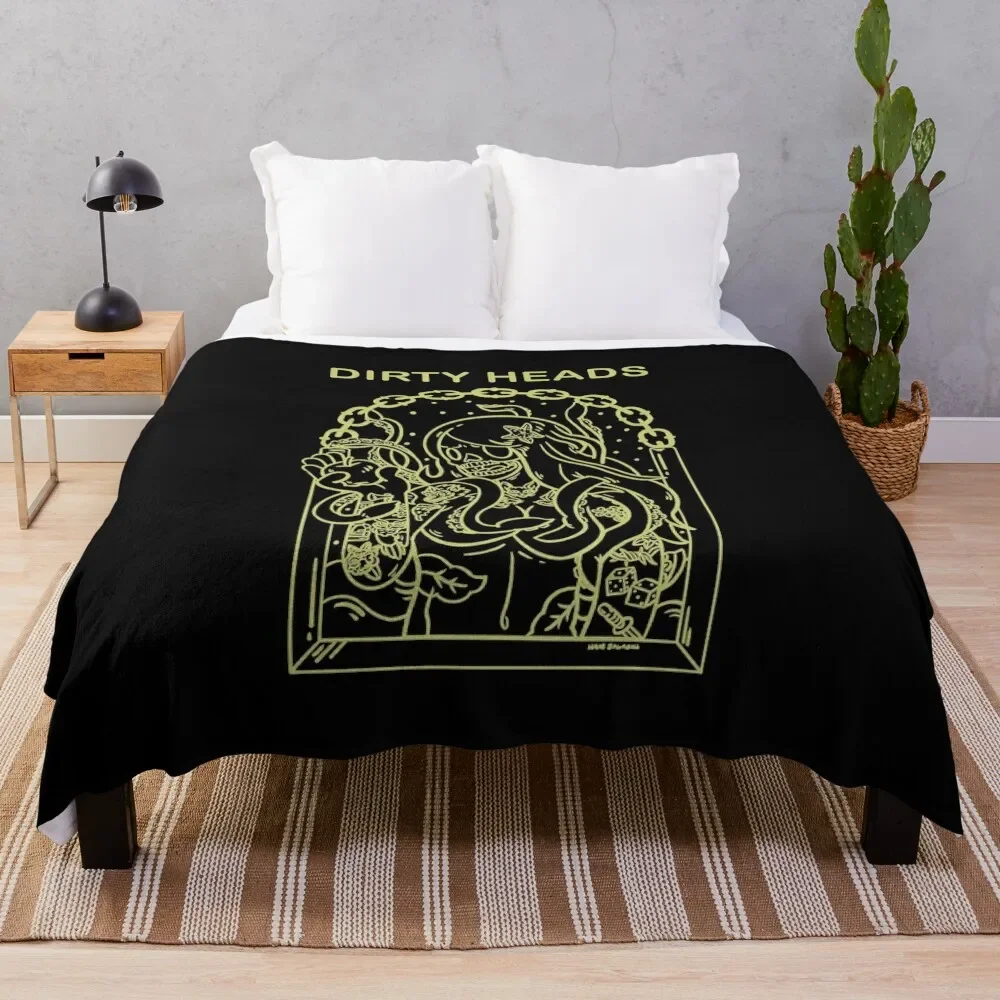 Dirty Heads Custom Art For Terra T-Shirt Throw Blanket Air Conditioner Soft Blanket for Office Home