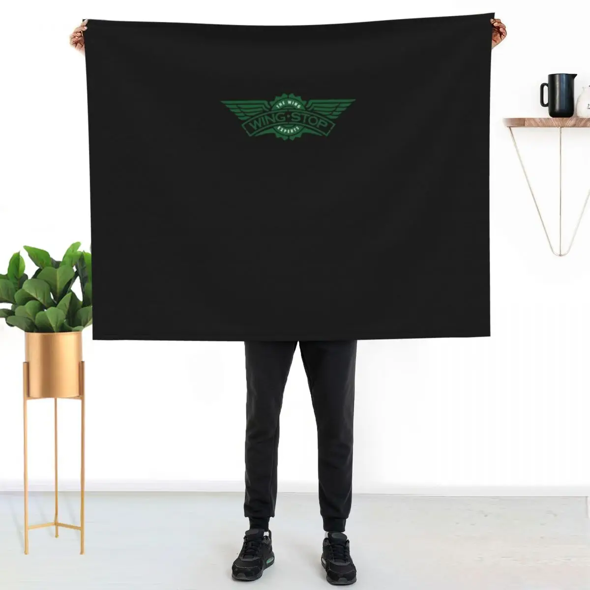 Best Selling - Wingstop Essential T-Shirt Throw Blanket Warm Napping Blanket for Office Couch Bed